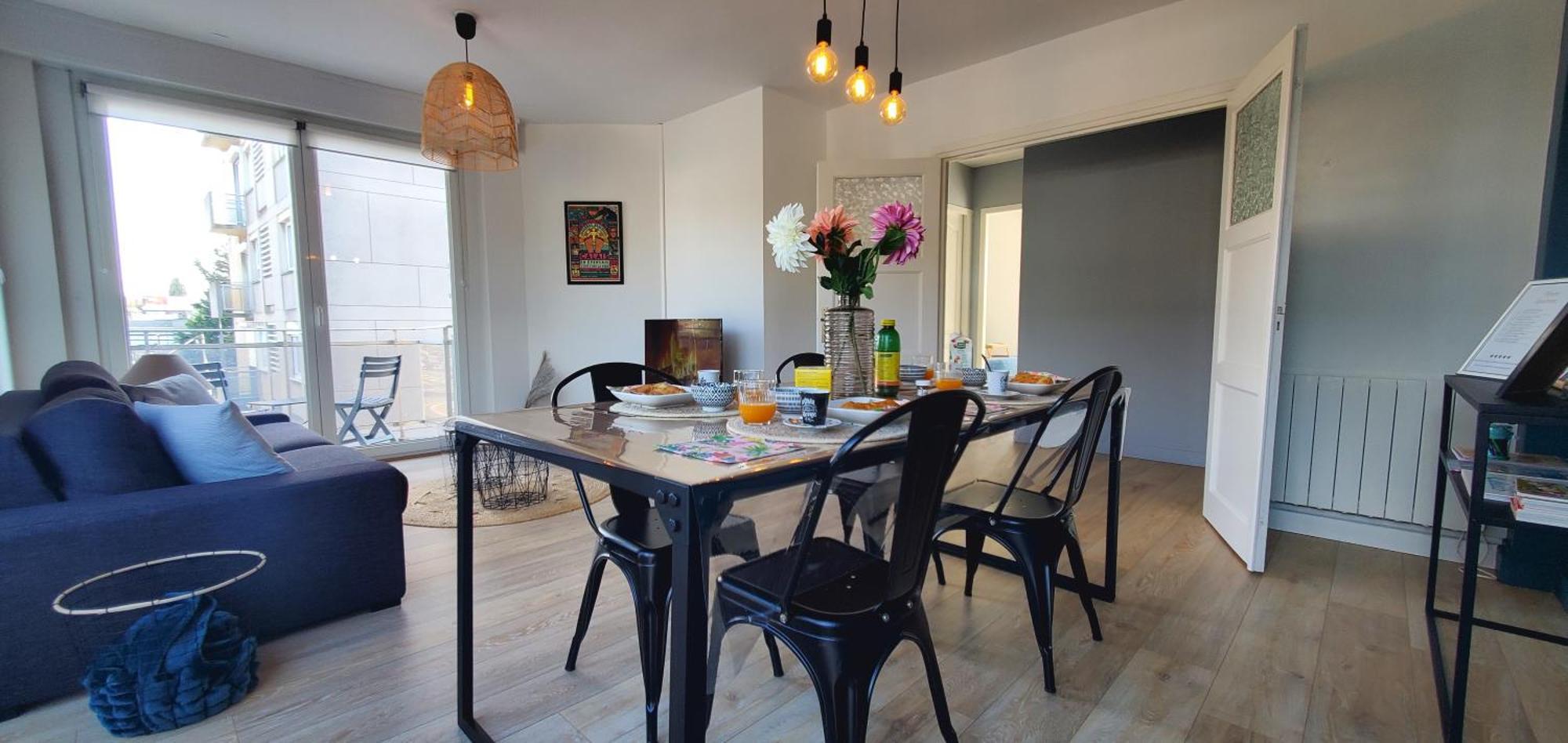 Le Clemenceau Appart-Calais Nord-Balcon-Plage Eksteriør bilde
